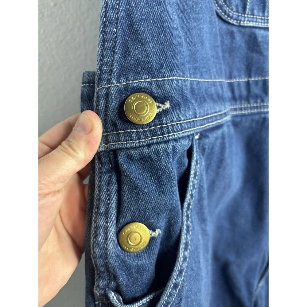 Carhartt Loose-Fit Denim Bib Overalls Men’s  38x28